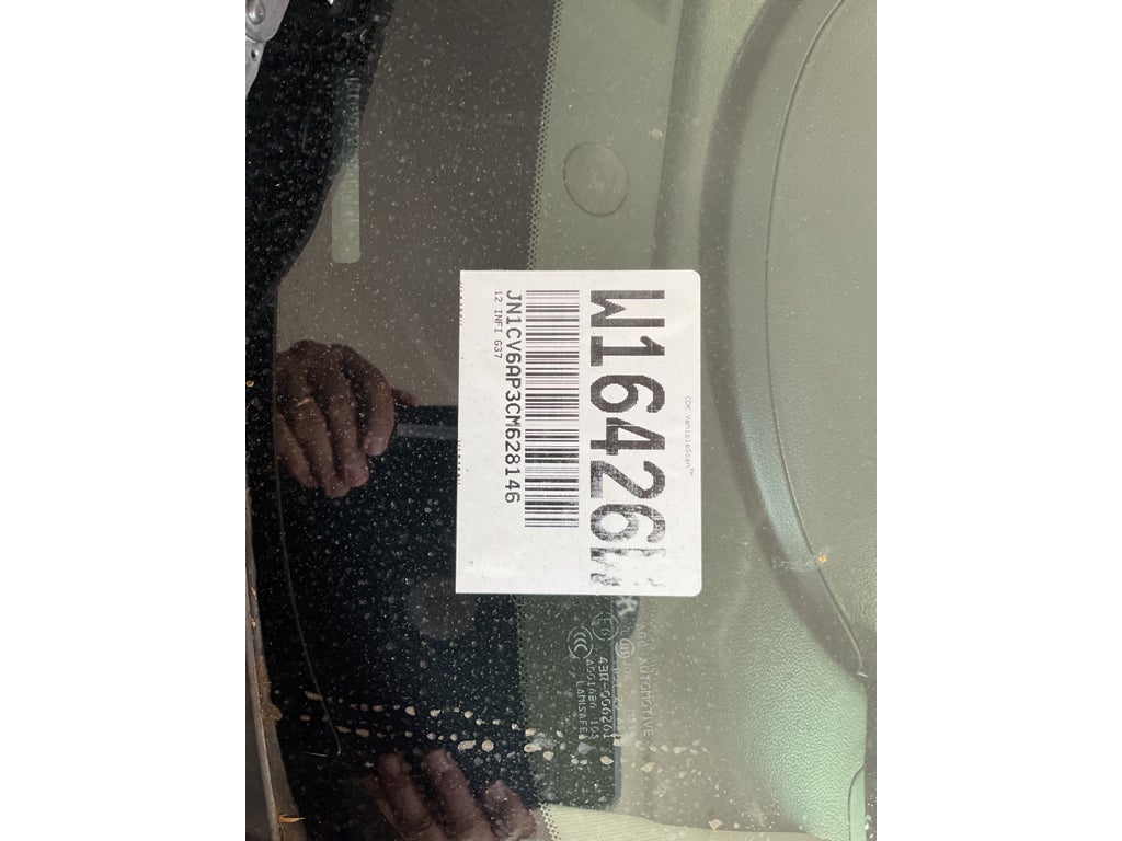 2012 INFINITI G37 Journey