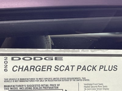 2026 Dodge Charger CHARGER SCAT PACK PLUS 2-DOOR AWD