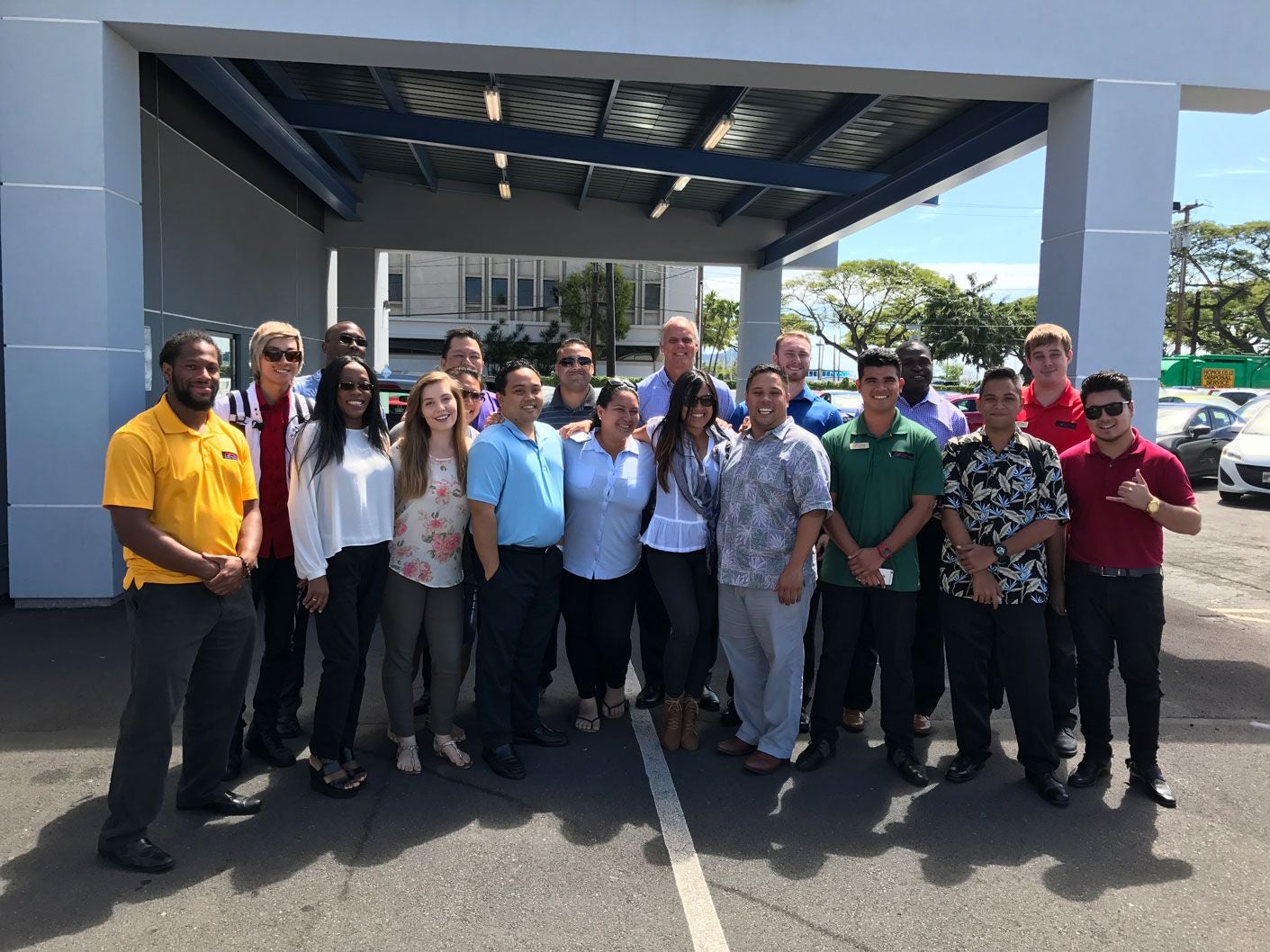 graduating class group photo