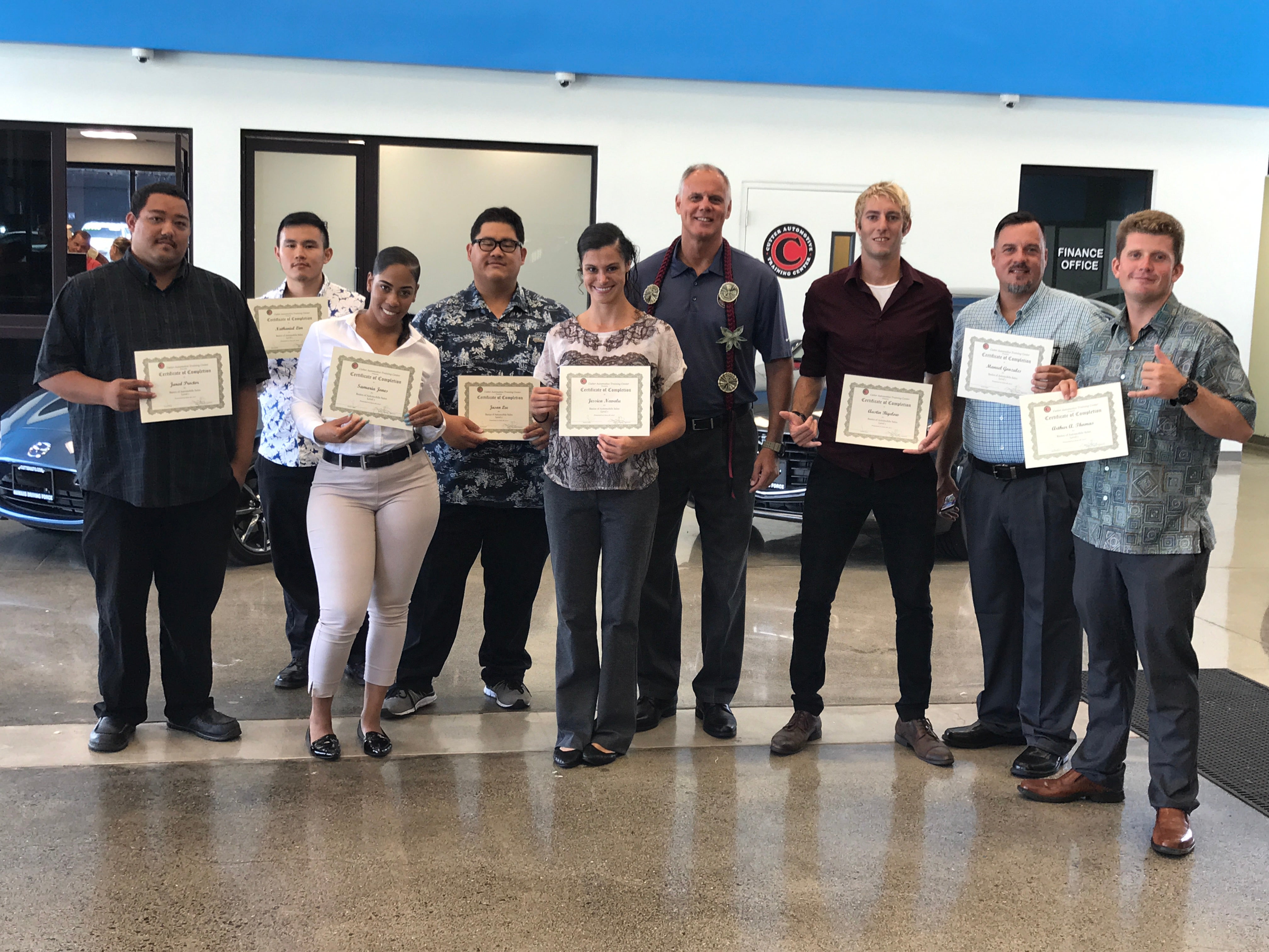 graduating class group photo