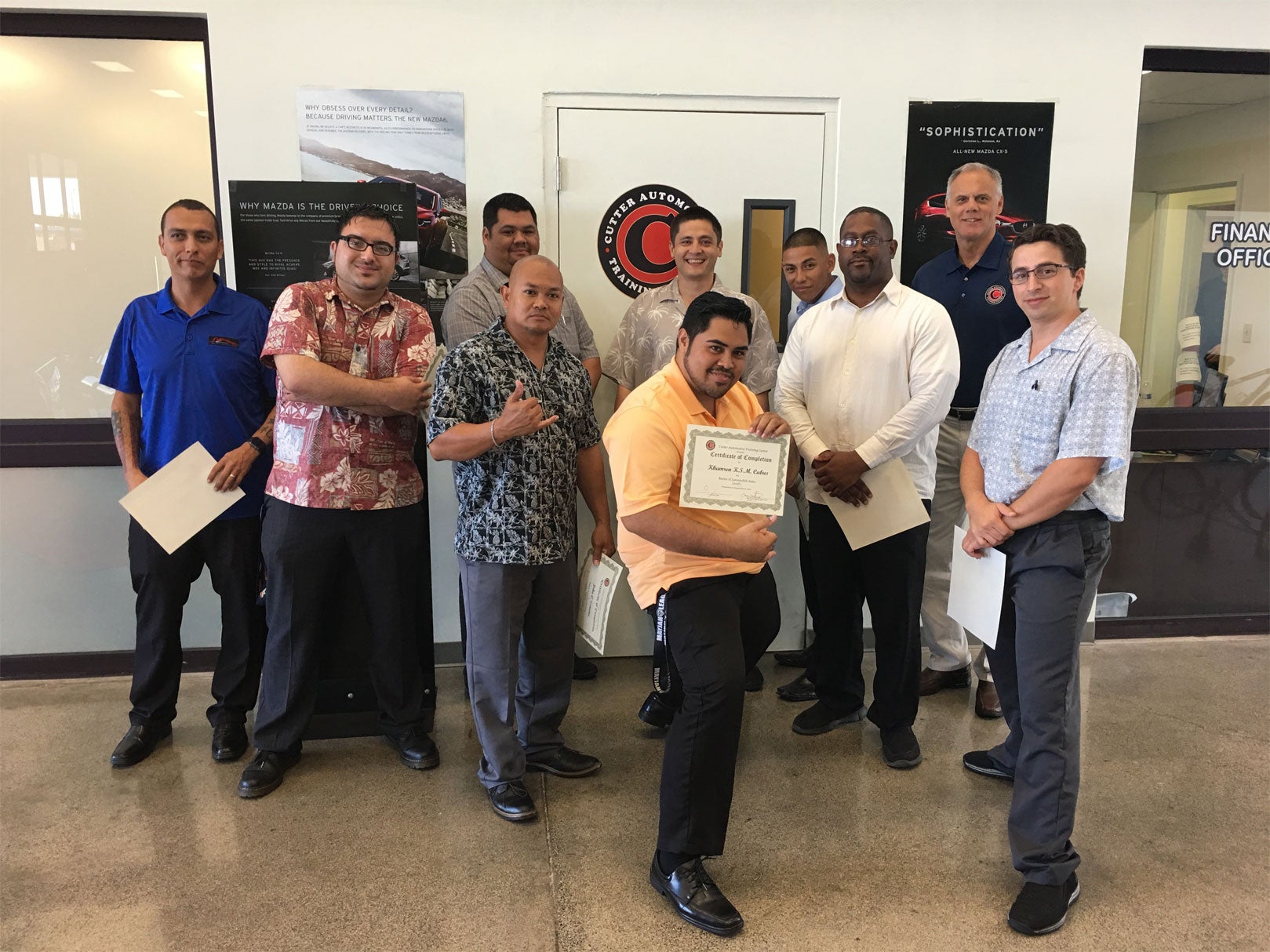 graduating class group photo